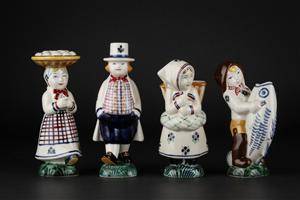 Aluminia. Fire børnehjælpsdagsfigurer 4