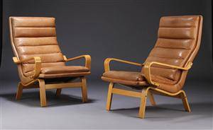 Dansk møbelproducent, par lænestole 2