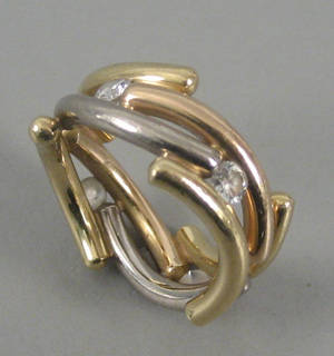 Hingelberg. Brillantring. Ca. 0.50 ct