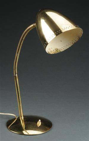 Christian Dell Kaiser bordlampe af messing model