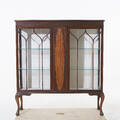 Vitrinskåp mahogny