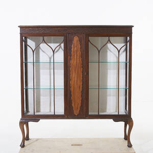 Vitrinskåp mahogny
