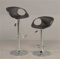 Barstole af plast og forkromet metal 2