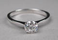 Solitairering - Ca. 0.40 ct.