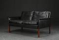 Hans Olsen. To-pers. sofa, læder 