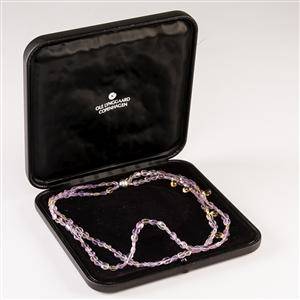 Ole Lynggaard kuglelås 18 kt. hvidguld og ametyst kæde 3