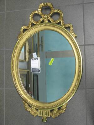 Spegel, oval