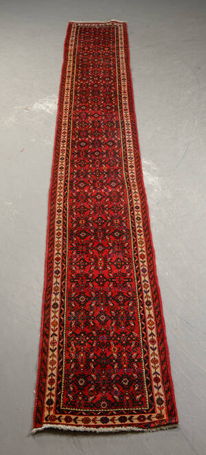 Persisk Hamadan løber 474 x 75 cm.