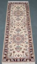 Persisk Tabriz med silke 251 x 79 cm