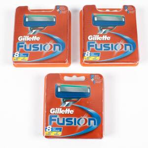 RAKBLAD Gilette Fusion, 3 frp a´8st blad