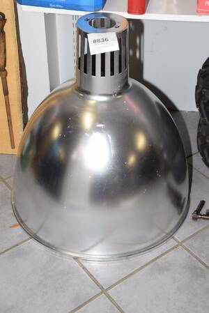 Lampskärm, metall, diam 65 cm, H 65 cm