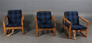 Børge Mogensen, lavryggede slædestole. Model 2256. 3