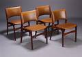 Dansk møbelproducent. Spisestole, teaktræ 4