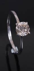 Solitaire ring ca. 0.70 ct.