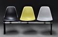 Charles Eames. Tre-personers vintage bænk 