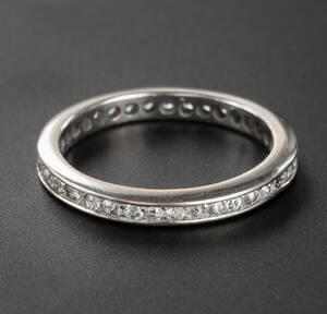 Memoire-Ring 14 kt Weißgold ca. 3 g mit Diamanten Diese Ware steht erneut zur Auktion unter der Warennummer 4247276
