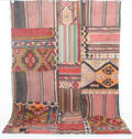 Persisk patchwork kelim , mått 217x149 cm.