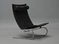 Poul Kjærholm. Lænestol  loungestol, model PK-20, udstillingsmodel
