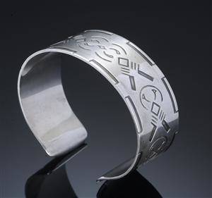 Armring  af sølv, Harald Nielsen for  Georg Jensen, 