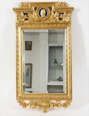 Spegel, gustaviansk-stil, 1900-tal