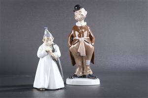 Bing  Grøndahl og Kgl.Porcelæn. To figurer 2