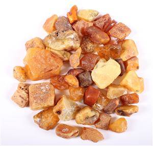 Dansk ravklumper, 421 gr. 