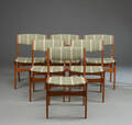 Nova Møbler Seks stole af teak, 196070erne 6