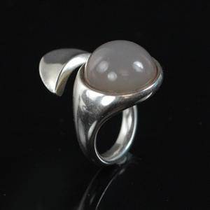 Georg Jensen. Ring i Sterling sølv