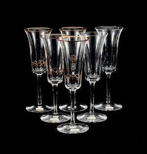 Champagneglas, 3  3 st