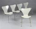Arne Jacobsen. Fem Syver stole, Model 3107 5 