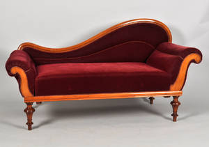 Canapé, nyrokoko, ca 1880