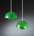  Verner Panton. Tre Flowerpot pendler 3