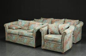 Sofasæt tre-pers. og to-pers. sofa samt lænestol 3