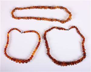 Halskæder af rav, ca. 124 gr 3