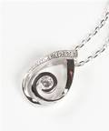 Vedhæng af sterlingsølv med diamanter