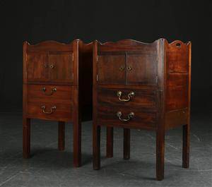 Et par engelske sideborde af mahogni, 18001900-tallet 2