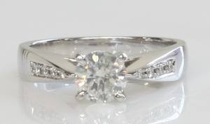 Brillantring ca. 0.89 ct