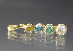 Brillant vedhæng ca. 1.35 ct.