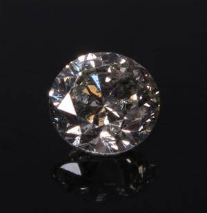 Uindfattet diamant, ca. 0.72 ct