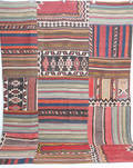 Persisk patchwork kelim , mått 274x197 cm.