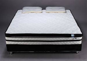 Dobbeltseng med varmefølsomt memory skum, 180 x 200 cm