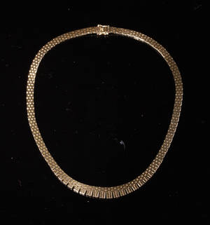 Collier, 14 kt guld