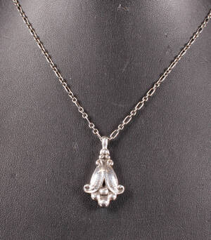 Georg Jensen Årssmykke 1993 af delvis oxyderet sterlingsølv 925