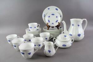 Kaffeservis Gustavsberg Blå Blom 33 delar