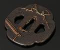 Wakisachi tsuba, Edo 1800-tallet