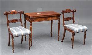Spillebord, stole 1800-tallet 3