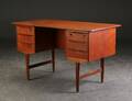 Skrivebord af teaktræ, 1960erne