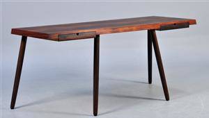 BG Design. Fritstående skrivebord i palisander, model Mantis Epsilon