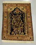 Orientalsk silke Qum, prydet med livets træ, ca. 800.000 kn. pr. kvm. 114 x 100