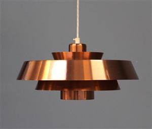 Jo Hammerborg. Fog  Mørup. Pendel af kobber. Model Nova